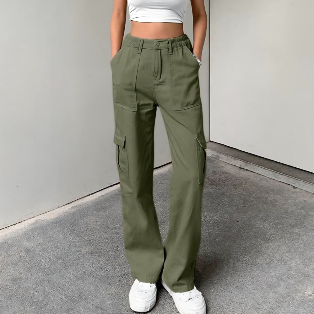 NWT- Olive Green Cargo Pants - L
